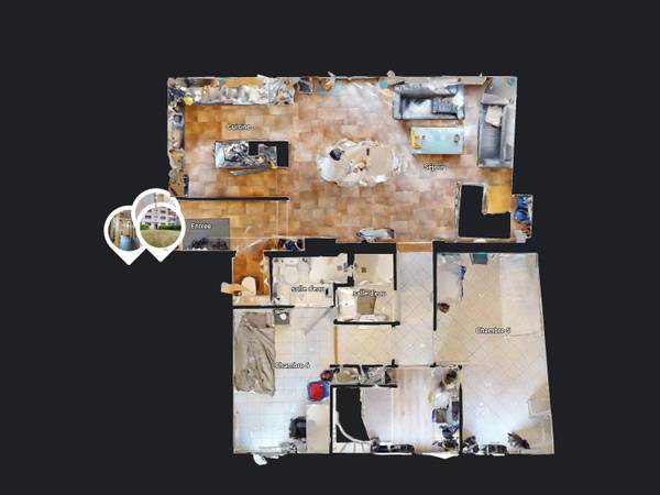 Colocation / Appartement 8 pièces de 120 m², Pontoise, Rue de la Coutellerie / Photo 14