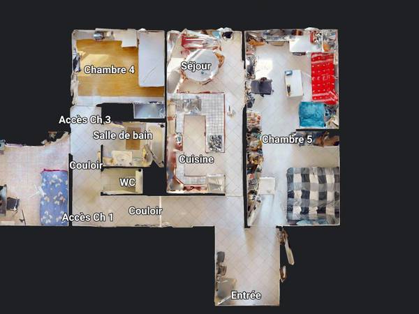 Colocation / Appartement 5 pièces de 112 m², Lyon, Rue Philippe Fabia / Photo 14