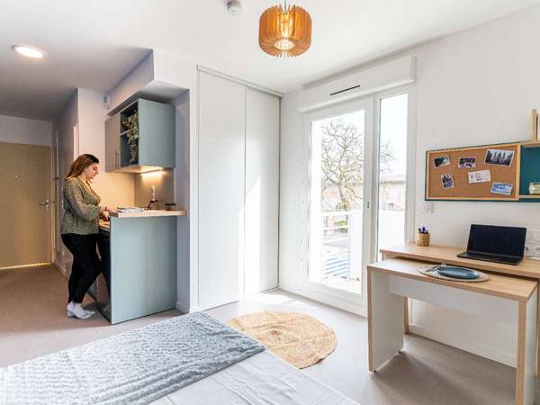 Résidence étudiante / Studio de 20 m², Joué-lès-Tours, Avenue de Bordeaux / Photo 2