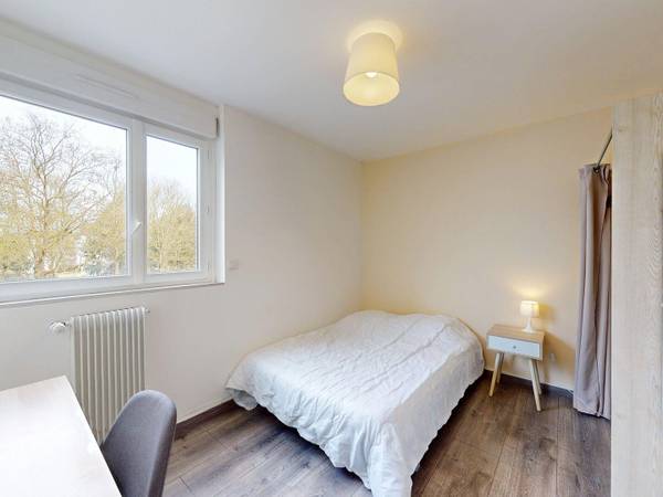 Colocation / Appartement 5 pièces de 76 m², Rennes, Square des Hautes Chalais / Photo 2