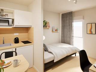 Alquiler / 1 room residence · 17 m², Évry-Courcouronnes, 6 Rue Gaston Crémieux