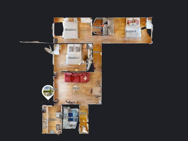 Colocation / Appartement 4 pièces de 66 m², Dijon, Boulevard de l'Université / Photo 16