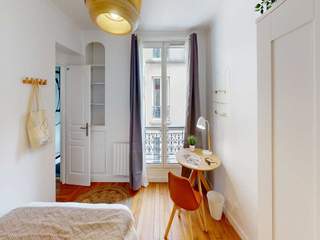 Flatsharing / Appartement 3 pièces de 50 m², Paris, Rue des Cloys