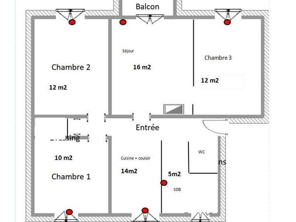 Colocation / Appartement 5 pièces de 69 m², Longwy, Rue Aristide Briand / Photo 7
