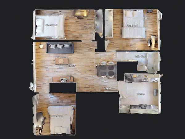 Colocation / Appartement 4 pièces de 62 m², Massy, Allée du Béarn / Photo 16