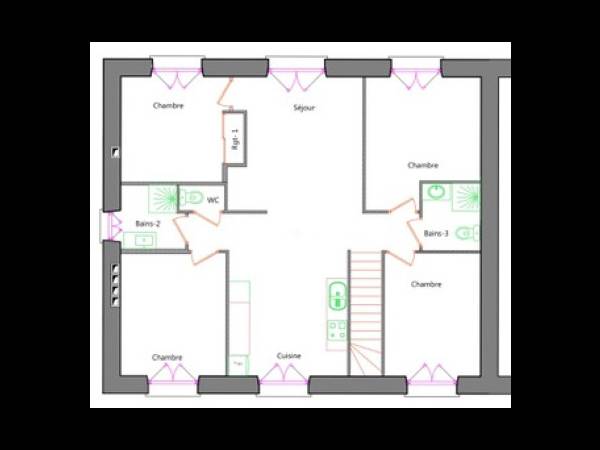 Colocation / Appartement 5 pièces de 82 m², Brest, Rue du Caro / Photo 10