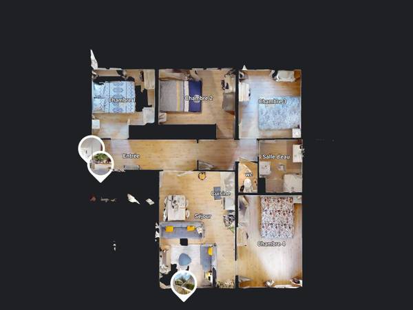 Colocation / Appartement 5 pièces de 79 m², Angers, Rue des Banchais / Photo 21