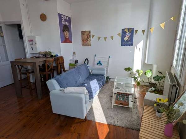 Colocation / Appartement 3 pièces de 52 m², Bordeaux, Rue du Jardin Public / Photo 2