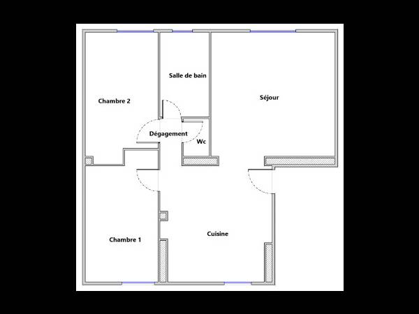 Location / Appartement 3 pièces de 61 m², Montreuil, Rue Yves Farge / Photo 7