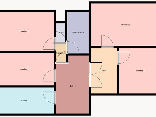 Flatsharing / 4-bedroom flat · 80 m², Paris, Rue du Champ de l'Alouette / Photo 8