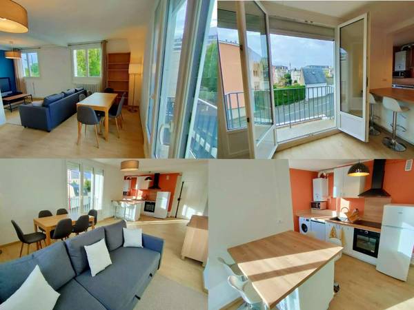 Colocation / Appartement 4 pièces de 82 m², Le Mans, Rue Henri Bergson / Photo 3