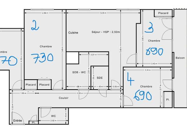 Flatsharing / 5-bedroom flat · 83 m², Bobigny, Avenue Paul Vaillant-Couturier / Photo 11