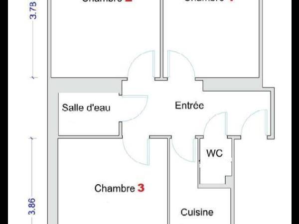 Chambre chez l'habitant / Appartement 1 pièce de 11 m², Vincennes / Photo 6