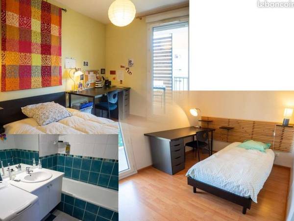 Chambre chez l'habitant / Appartement 4 pièces de 84 m², Grenoble, Allée de la Sylphide / Photo 2