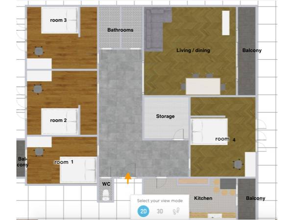 Colocation / Appartement 5 pièces de 120 m², Saint-Étienne, Rue du Onze Novembre / Photo 12