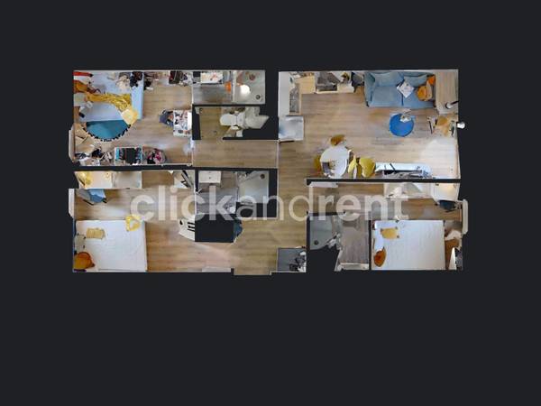 Colocation / Appartement 4 pièces de 54 m², Rouen / Photo 10