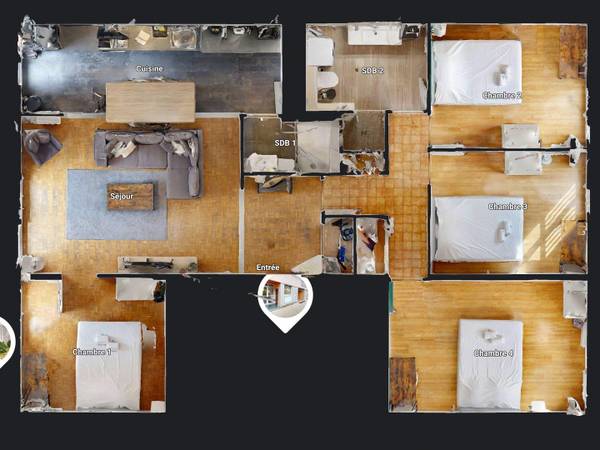 Colocation / Appartement 5 pièces de 92 m², Dijon, Avenue Édouard Belin / Photo 28