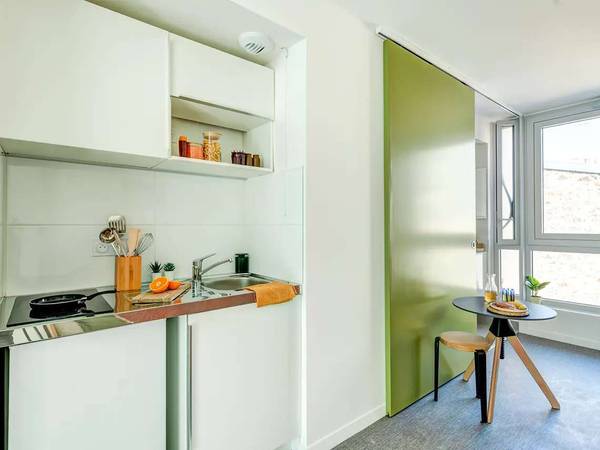 Résidence étudiante / Studio de 15 m², Paris, Rue des Cévennes / Photo 2