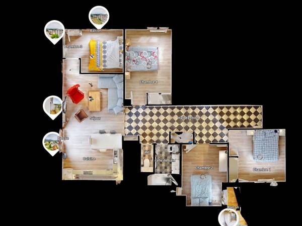 Colocation / Appartement 5 pièces de 90 m², Chambéry, Avenue de Turin / Photo 20