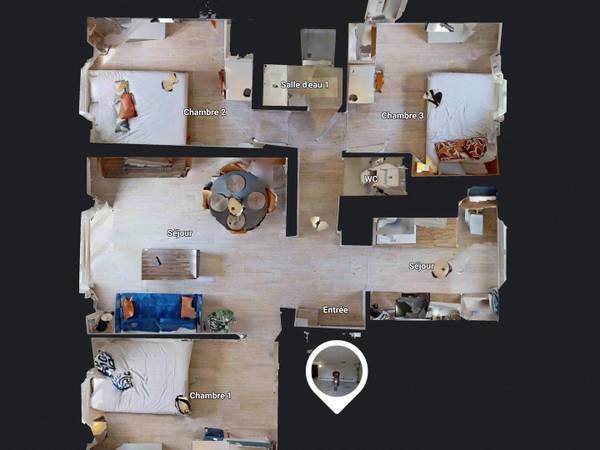 Colocation / Appartement 4 pièces de 55 m², Rouen, Rue du Loup / Photo 16