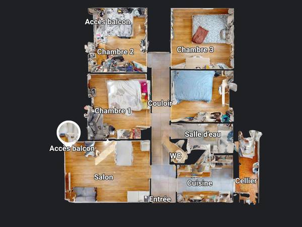 Colocation / Appartement 5 pièces de 77 m², Villeurbanne, Rue Julien Peyhorgue / Photo 18