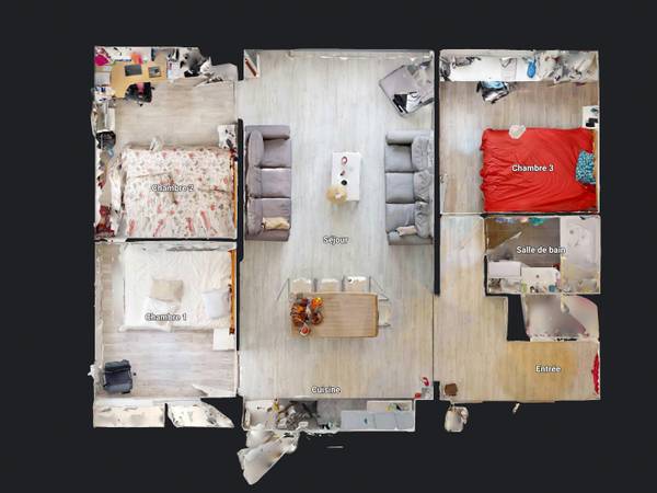 Colocation / Appartement 4 pièces de 66 m², Nantes, Rue de la Porte Gellée / Photo 29