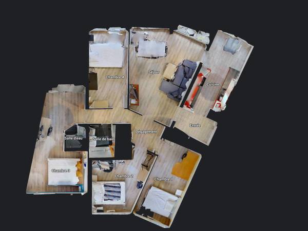 Colocation / Appartement 5 pièces de 101 m², Saint-Herblain, Allée Louis Vierne / Photo 16