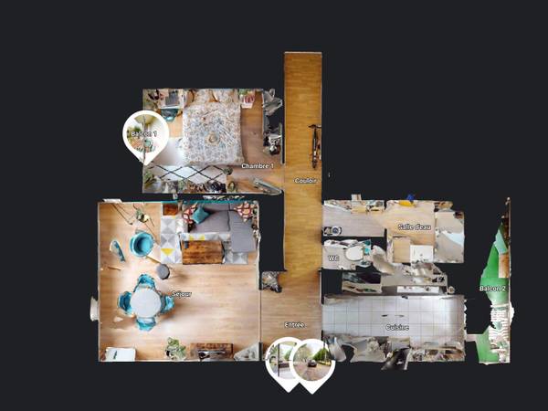 Colocation / Appartement 5 pièces de 87 m², Angers, Rue d'Épluchard / Photo 26