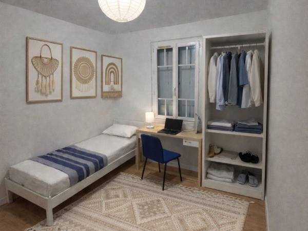 Chambre pour étudiant / Maison 8 pièces de 110 m², Rezé, Rue Charles Rivière / Photo 2