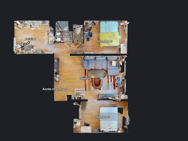 Colocation / Appartement 5 pièces de 65 m², Lyon, Rue Docteur Albéric Pont / Photo 14