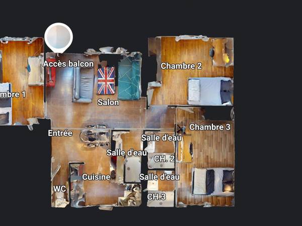 Colocation / Appartement 4 pièces de 69 m², Villeurbanne, Rue des Bienvenus / Photo 19