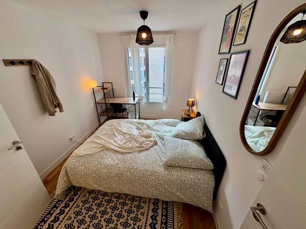 Colocation / Appartement 6 pièces de 105 m², Clichy, Bis Rue du Landy / Photo 2