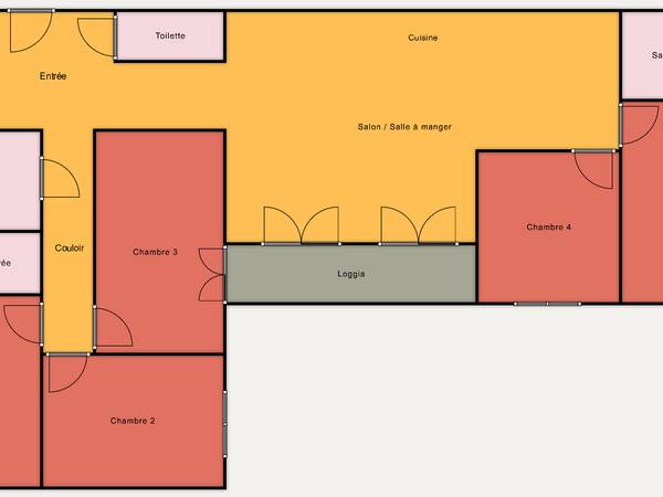 Colocation / Appartement 6 pièces de 105 m², Clichy, Bis Rue du Landy / Photo 9