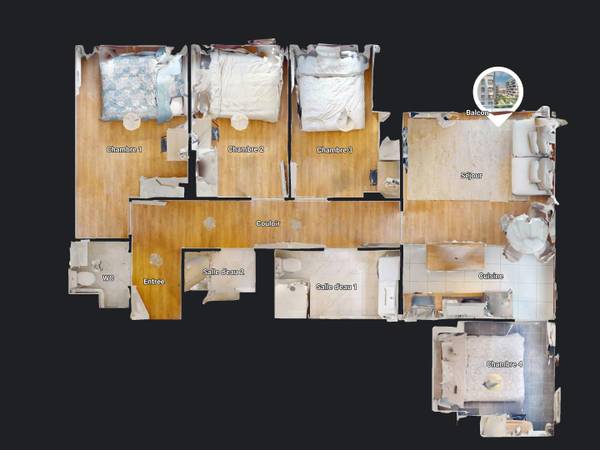 Colocation / Appartement 5 pièces de 79 m², Saint-Denis, Chemin Abel Tissot / Photo 20