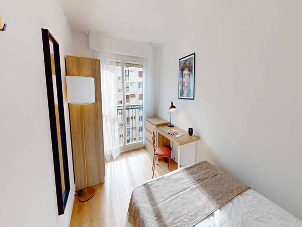 Flatsharing / 5-bedroom flat · 100 m², Paris, Rue de Lourmel / Photo 2