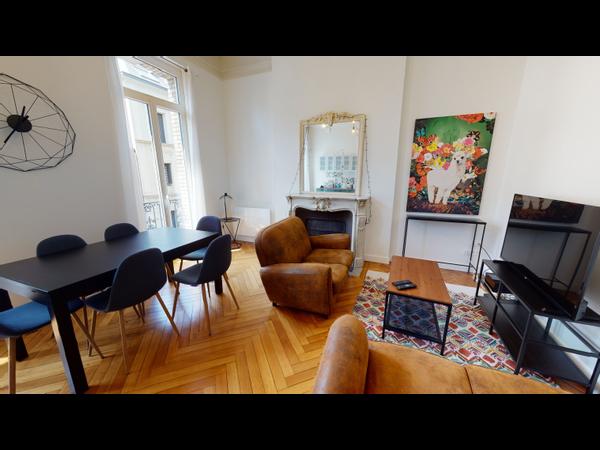 Colocation / Appartement 5 pièces de 80 m², Rouen, Rue Bouquet / Photo 2