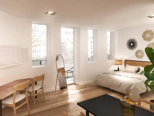 Location / Appartement 1 pièce de 31 m², Bruxelles, Boulevard du Régent 55 / Photo 8