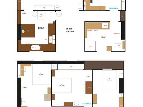 Colocation / Appartement 5 pièces de 120 m², Le Havre, Rue Belloncle / Photo 2