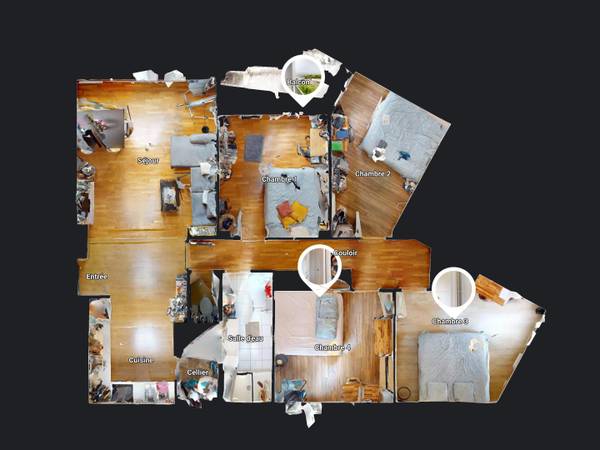 Colocation / Appartement 5 pièces de 96 m², Brest, Square du Poitou / Photo 18