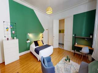 Flatsharing / 8-bedroom flat · 230 m², Bordeaux, Rue Charles Monselet