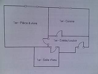 Location / 2 rooms apartment · 30 m², Angoulême, Rue de la Tourgarnier