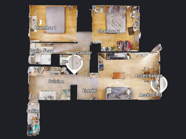 Colocation / Appartement 4 pièces de 71 m², Villeurbanne, Allée des Cèdres / Photo 18