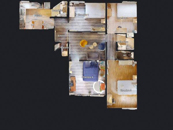 Colocation / Appartement 5 pièces de 76 m², Rennes, Square des Hautes Chalais / Photo 13