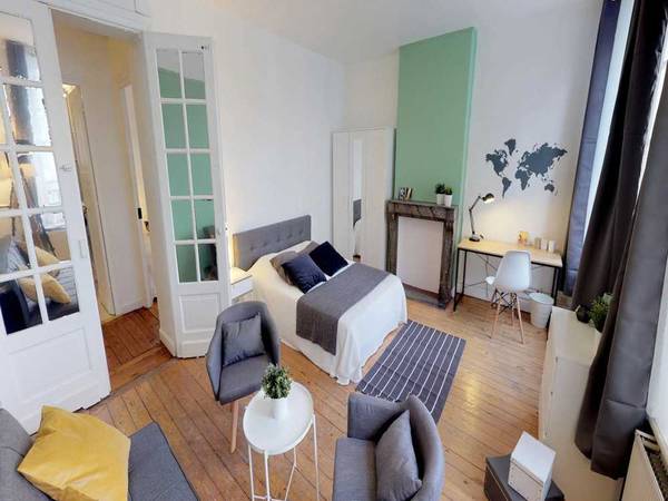 Colocation / Appartement 4 pièces de 100 m², Lille, Rue de la Vignette / Photo 2