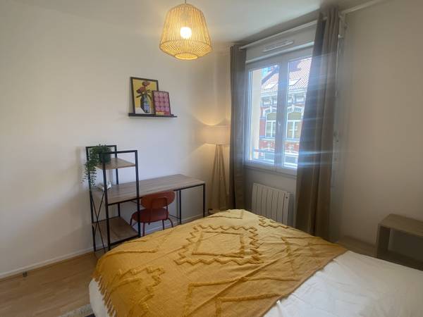 Colocation / Appartement 3 pièces de 63 m², Lille, Rue Virginie Ghesquiere / Photo 2