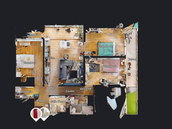 Colocation / Appartement 5 pièces de 95 m², Angers, Avenue Montaigne / Photo 26