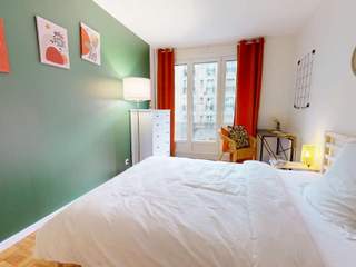 Coliving space / 6-bedroom flat · 114 m², Paris, Rue Vasco de Gama