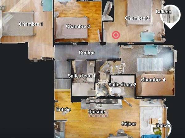 Colocation / Appartement 5 pièces de 76 m², Rennes, Allée de Malmoe / Photo 15