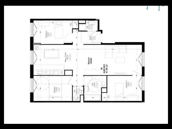 Colocation / Appartement 4 pièces de 92 m², Saint-Denis, Rue Volta / Photo 5
