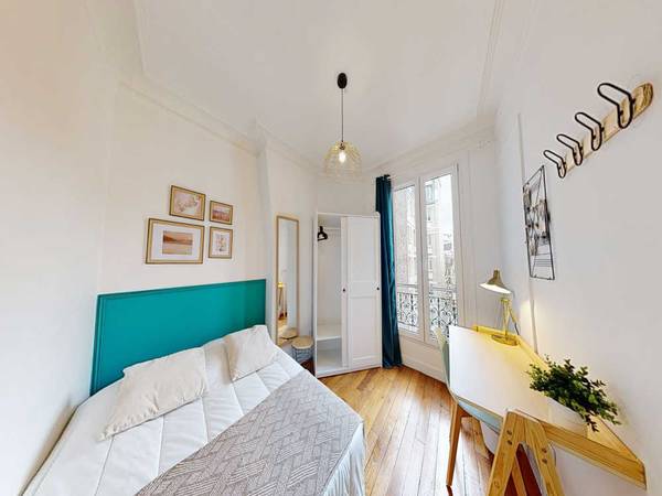 Colocation / Appartement 9 pièces de 160 m², Paris, Rue des Cloys / Photo 2